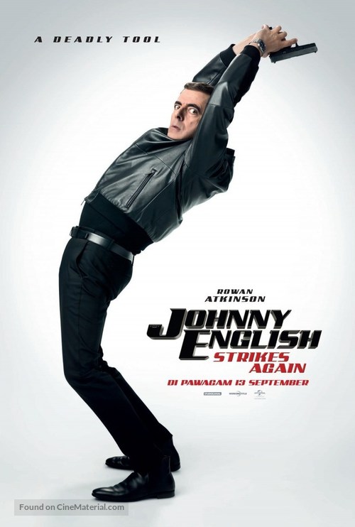 Johnny English Strikes Again - Malaysian Movie Poster