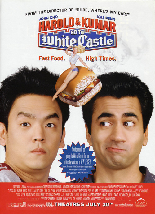 Harold &amp; Kumar Go to White Castle - Movie Poster