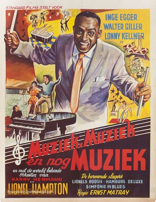 Musik, Musik und nur Musik - Belgian Movie Poster