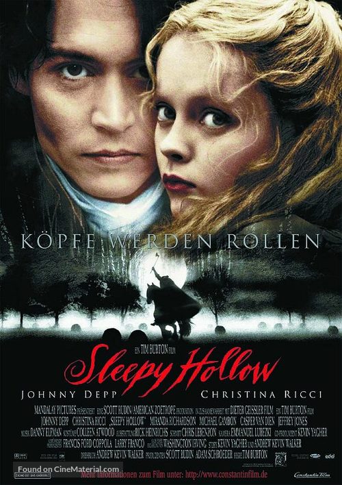 Sleepy Hollow - German Movie Poster