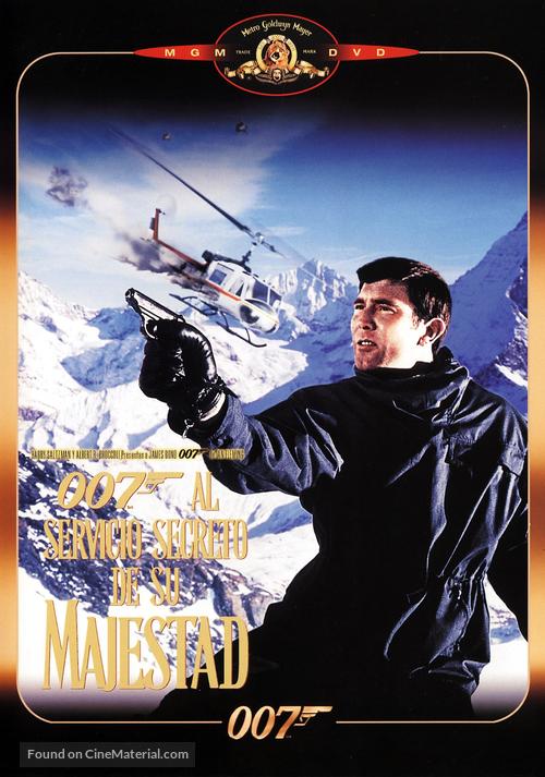 On Her Majesty&#039;s Secret Service - Spanish DVD movie cover