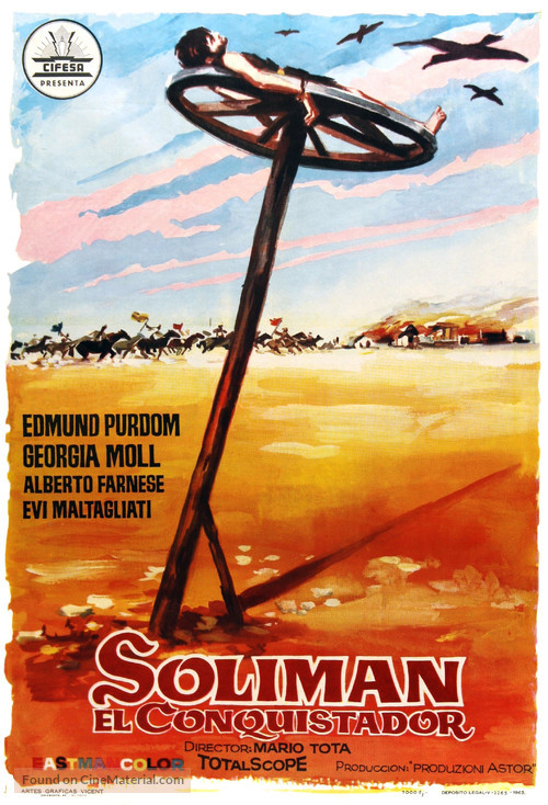 Solimano il conquistatore - Spanish Movie Poster