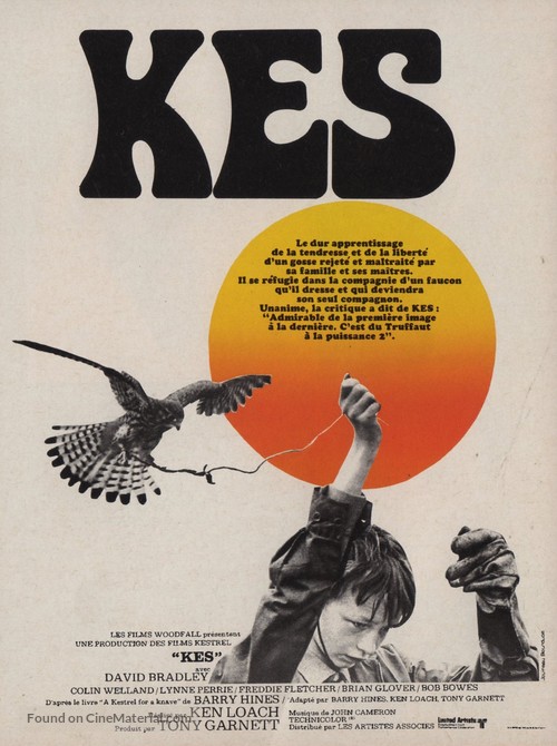 Kes - French Movie Poster