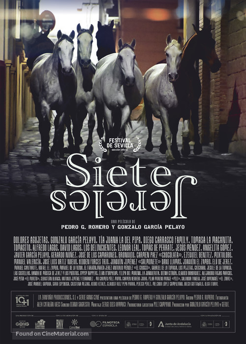 Siete Jereles - Spanish Movie Poster