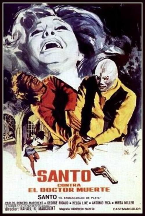 Santo contra el doctor Muerte - Mexican Movie Poster