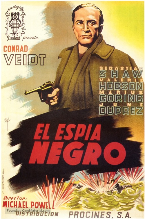 The Spy in Black - Spanish Movie Poster