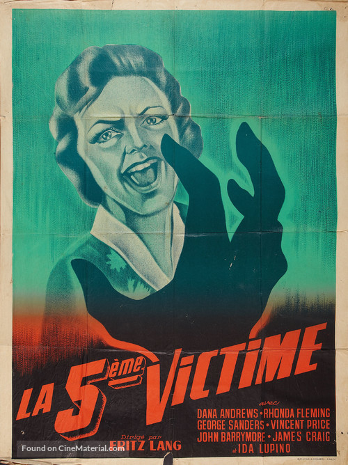 While the City Sleeps - French Movie Poster