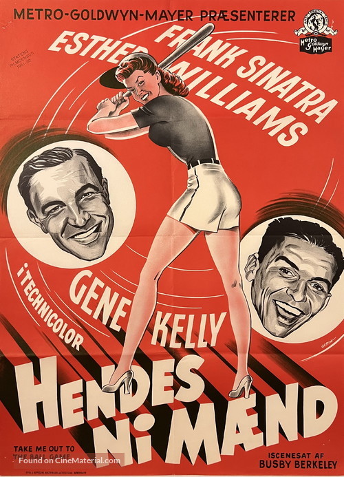 Take Me Out to the Ball Game - Danish Movie Poster