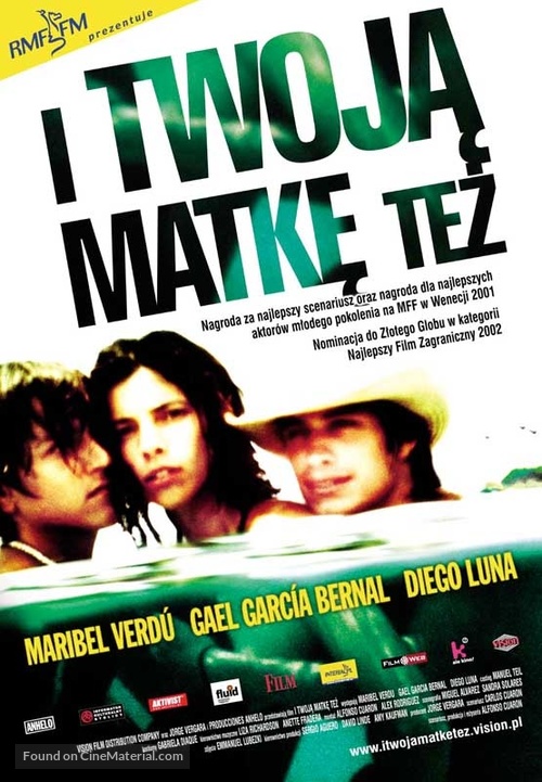 Y Tu Mama Tambien - Polish Movie Poster