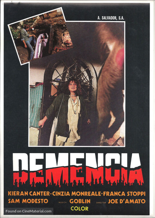 Buio Omega - Spanish Movie Poster