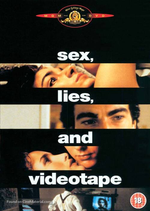 Sex, Lies, and Videotape - British Movie Cover