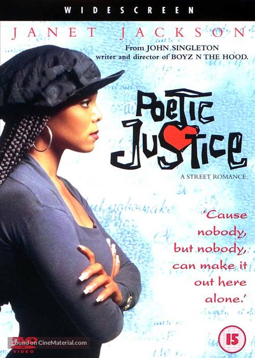 Poetic Justice - British DVD movie cover