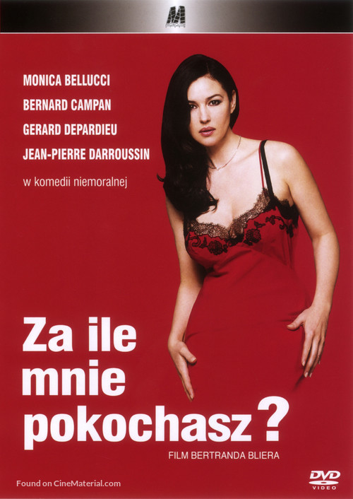Combien tu m&#039;aimes? - Polish DVD movie cover