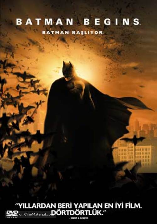 Batman Begins - Turkish DVD movie cover