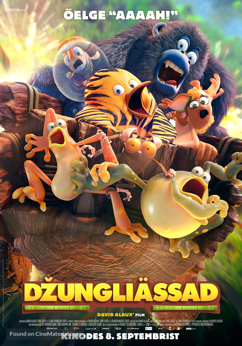 Les As de la Jungle - Estonian Movie Poster