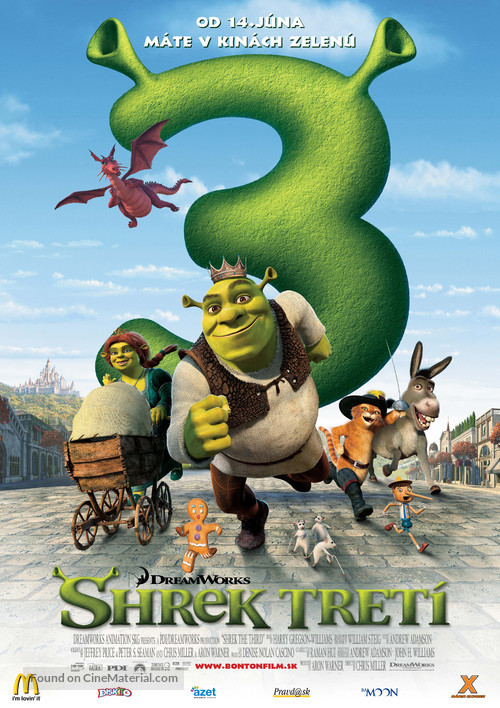 Shrek the Third - Slovak Movie Poster