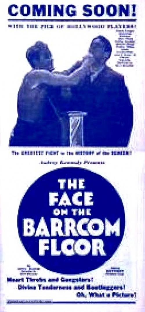 The Face on the Barroom Floor - poster