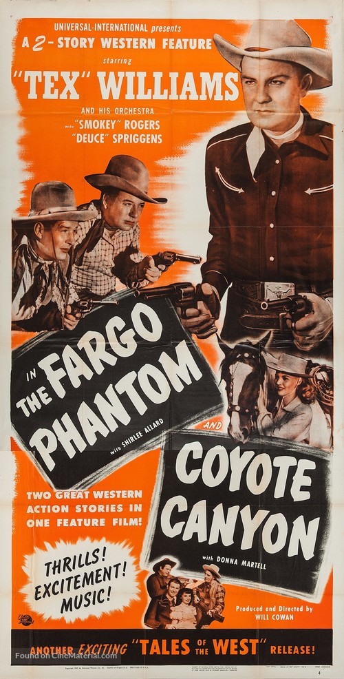 Coyote Canyon - Combo movie poster