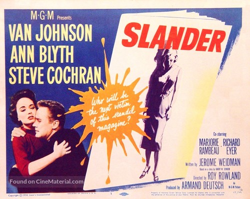 Slander - Movie Poster