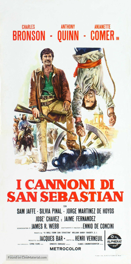 La bataille de San Sebastian - Italian Theatrical movie poster
