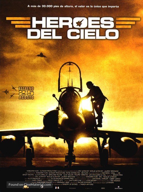 Les chevaliers du ciel - Spanish Movie Poster