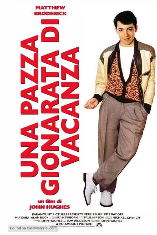Ferris Bueller&#039;s Day Off - Italian Movie Poster