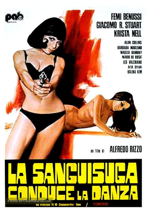 La sanguisuga conduce la danza - Italian Movie Poster