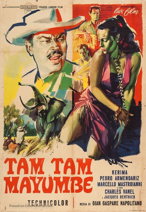 Tam tam mayumbe - Italian Movie Poster
