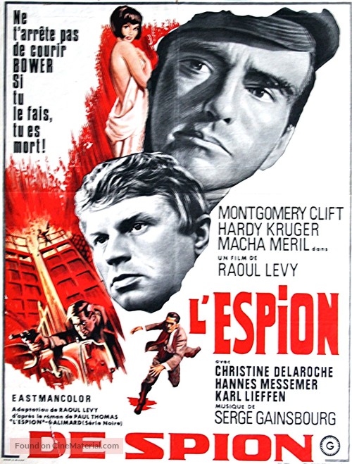 L&#039;espion - Belgian Movie Poster