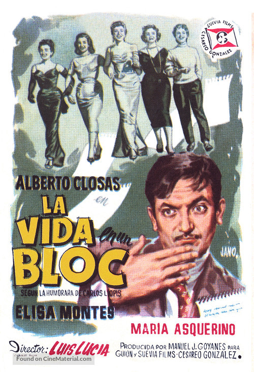 La vida en un bloc - Spanish Movie Poster