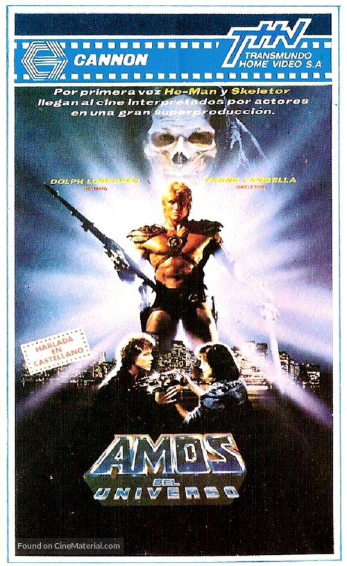 Masters Of The Universe - Argentinian VHS movie cover