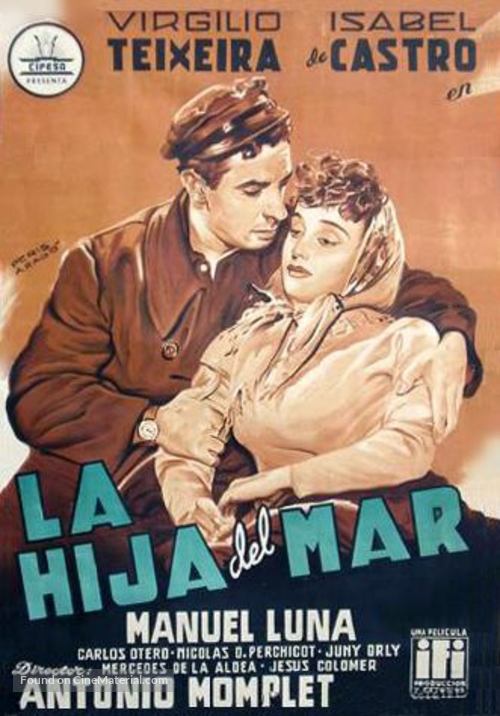 Hija del mar, La - Spanish Movie Poster