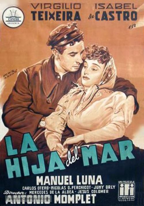 Hija del mar, La - Spanish Movie Poster