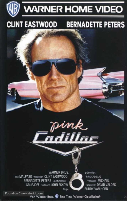 Pink Cadillac - German VHS movie cover
