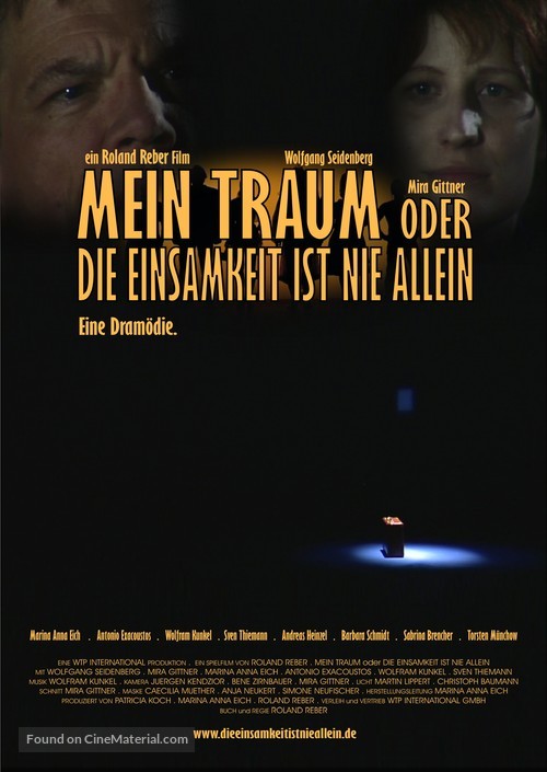 Mein Traum oder Die Einsamkeit ist nie allein - German Movie Poster