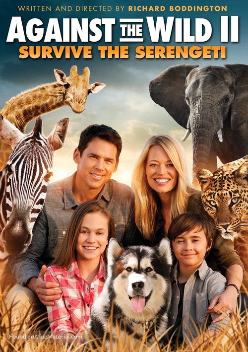Against the Wild 2: Survive the Serengeti - Canadian DVD movie cover