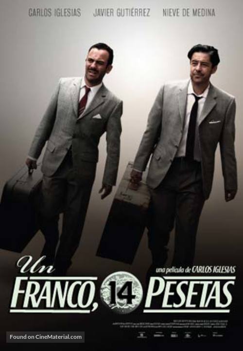 Franco, 14 Pesetas, Un - Romanian DVD movie cover