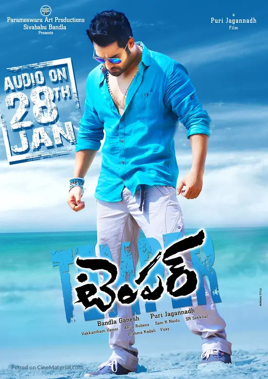 Temper 15 Indian Movie Poster