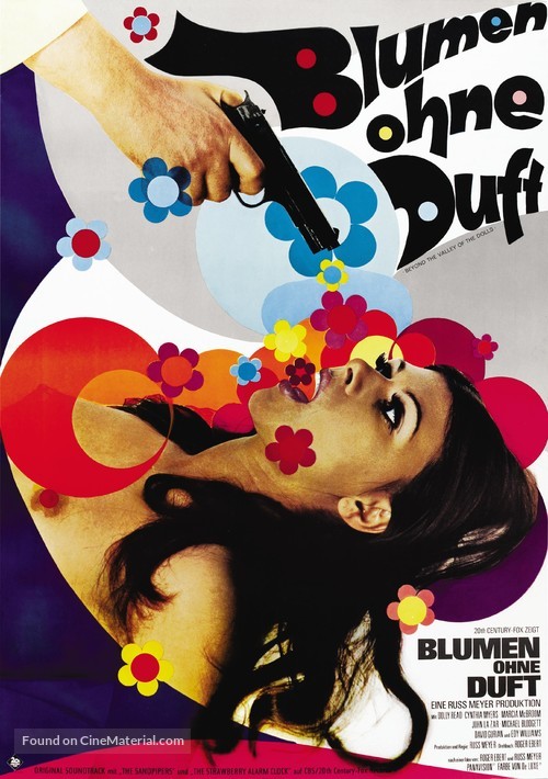 Beyond the Valley of the Dolls - German Movie Poster