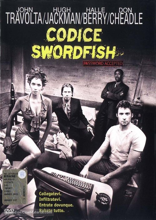 Swordfish - Italian DVD movie cover