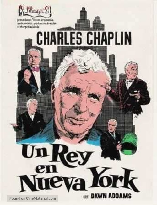 A King in New York - Spanish Movie Poster