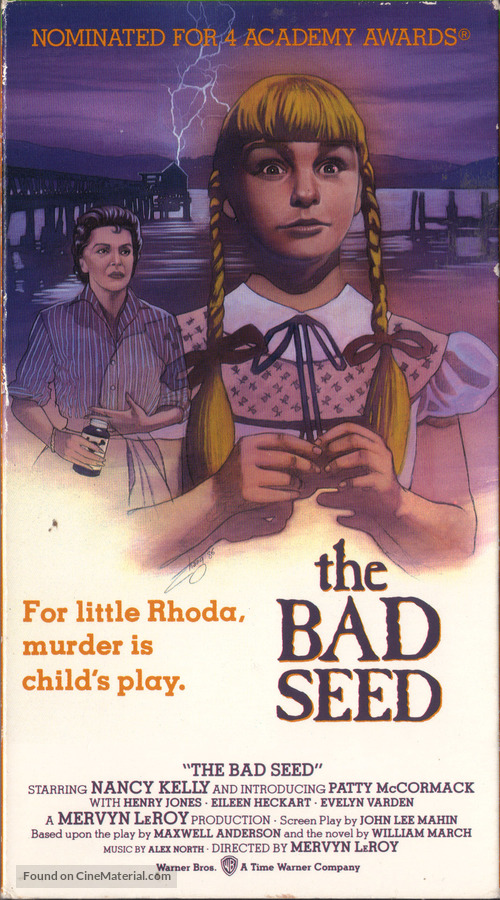 The Bad Seed - VHS movie cover