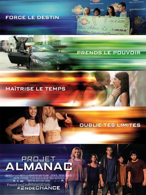 Project Almanac - French Movie Poster