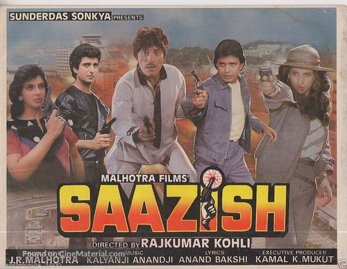 Saazish - Indian Movie Poster