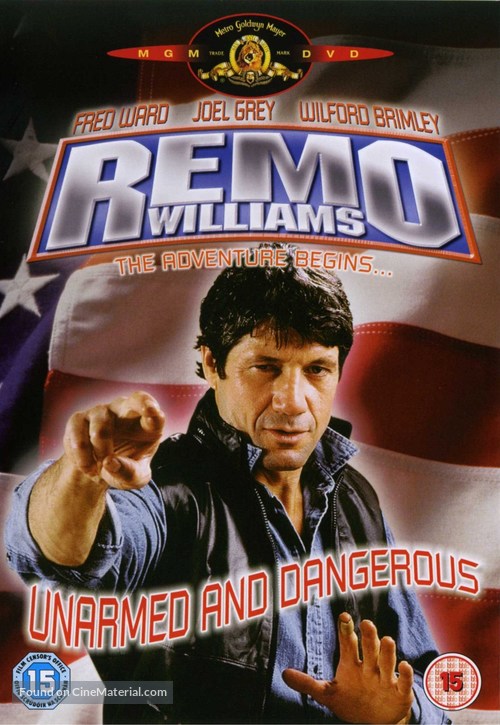 Remo Williams: The Adventure Begins - British DVD movie cover