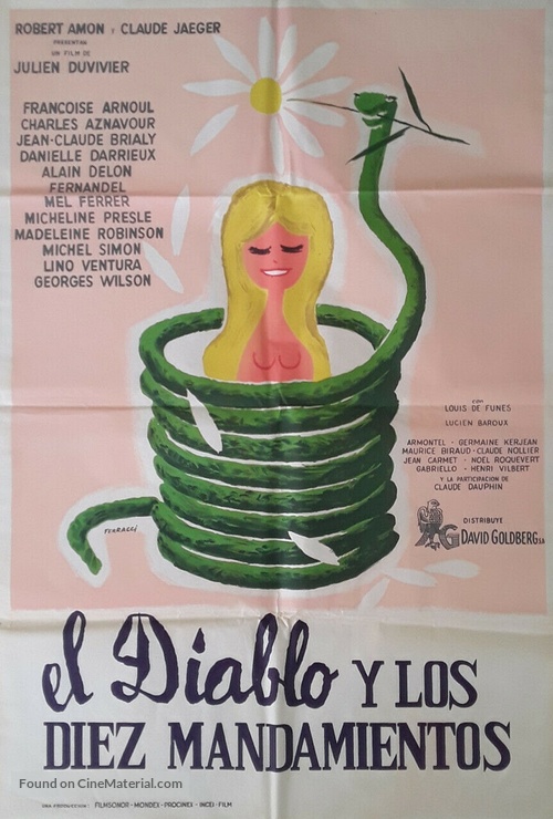 Le diable et les dix commandements - Argentinian Movie Poster
