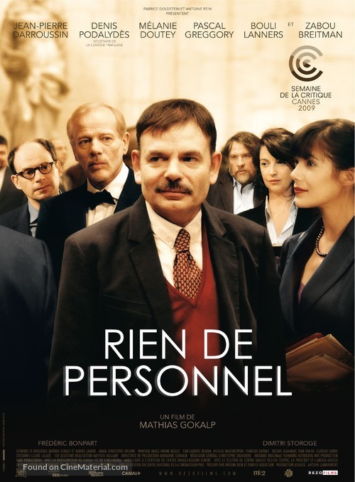 Rien de personnel - French Movie Poster