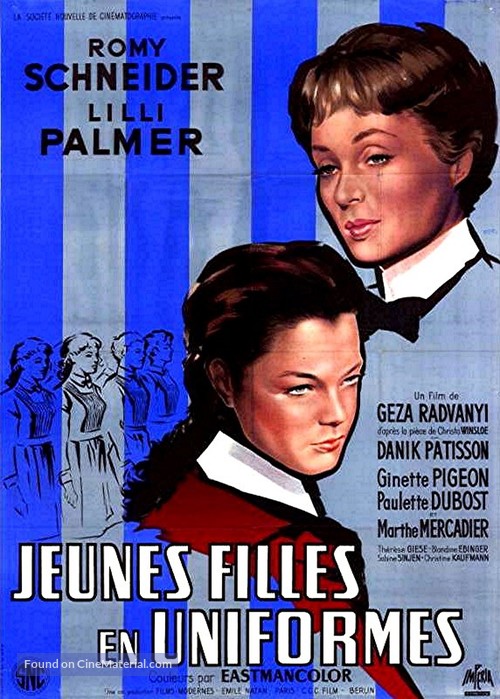 M&auml;dchen in Uniform - French Movie Poster