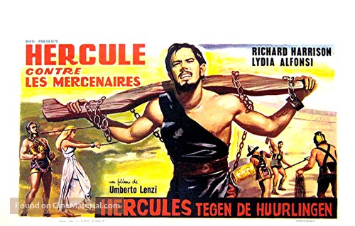 L&#039;ultimo gladiatore - Belgian Movie Poster