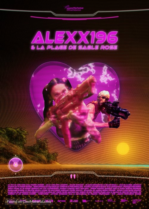 Alexx196 &amp; the Pink Sand Beach - French Movie Poster